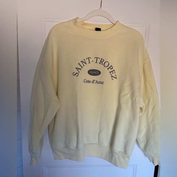 wild fable Tops - Wild fable oversized crew neck sweatshirt yellow size medium